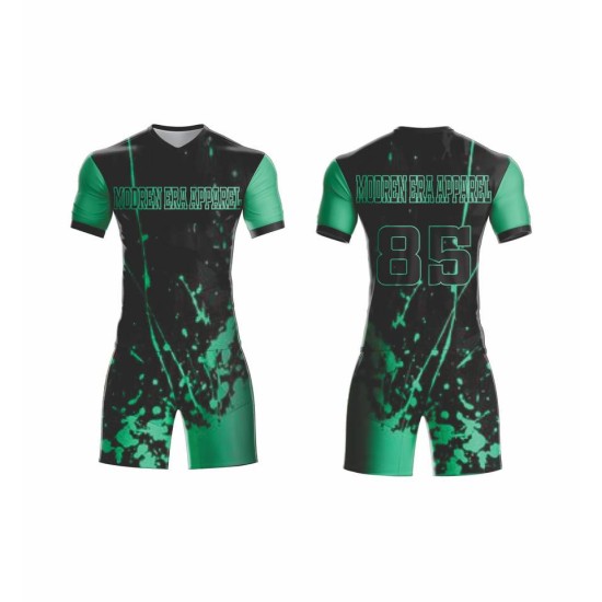 Factory-direct high-quality Thai sublimation club football training sets – best red-black football sportswear