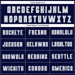 Custom Uniform Sublimation Soccer Blue Jersey White-Navy Light Fashion Fade